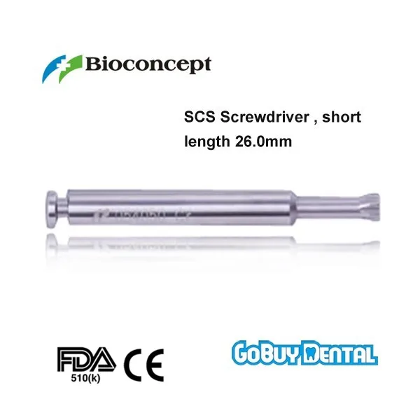 

Straumann Compatible Dental Implant Instruments SCS Screwdriver,Short ,L26.0mm