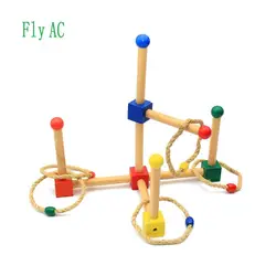 Fly AC Монтессори Игрушечные лошадки для детей зрительно-моторную координацию Пледы круг игрушка развития ребенка практика и чувства