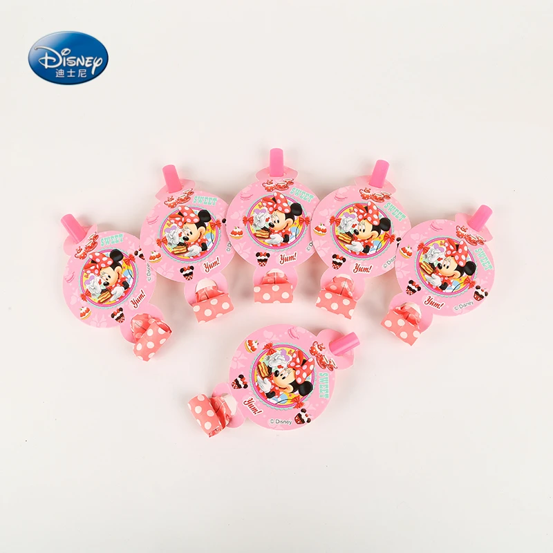 Minnie Mouse Theme beautiful Disposable Birthday Party Decorations Kids Girl Party Supplies Decoration Tableware Set