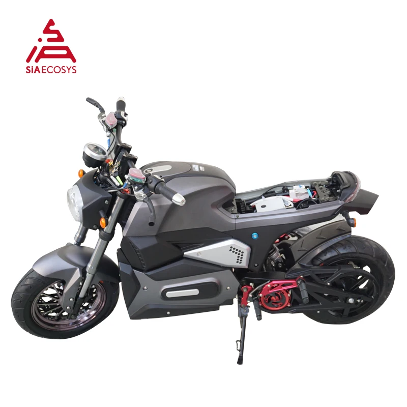 

SIA Ecosystem 100kph Z6 V1 E-motorcycle with QS 3000W Mid Drive Motor