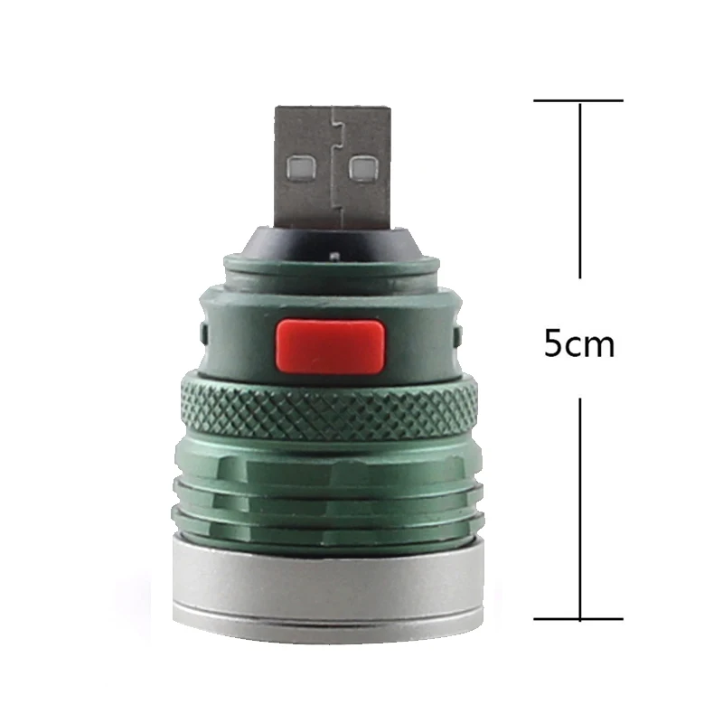 4 режима сплав USB светодиодный внешний аккумулятор фонарик мини лампа удлинитель