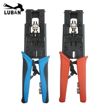 

Multifunctional Adjustable Coax Compression Connector Crimping Tool plier Cutter RG58 RG59 RG6 Waterproof Connector For BNC RCA