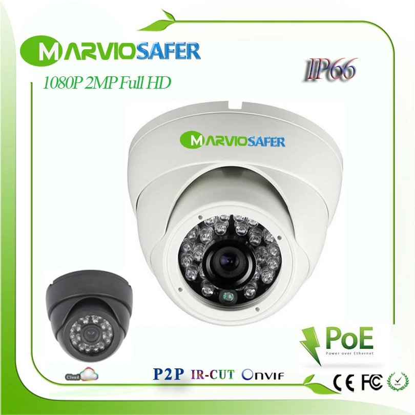 720 P/1080 P 2mp Full HD видеонаблюдения Открытый купольная POE IP-сети Камера идеального ИК