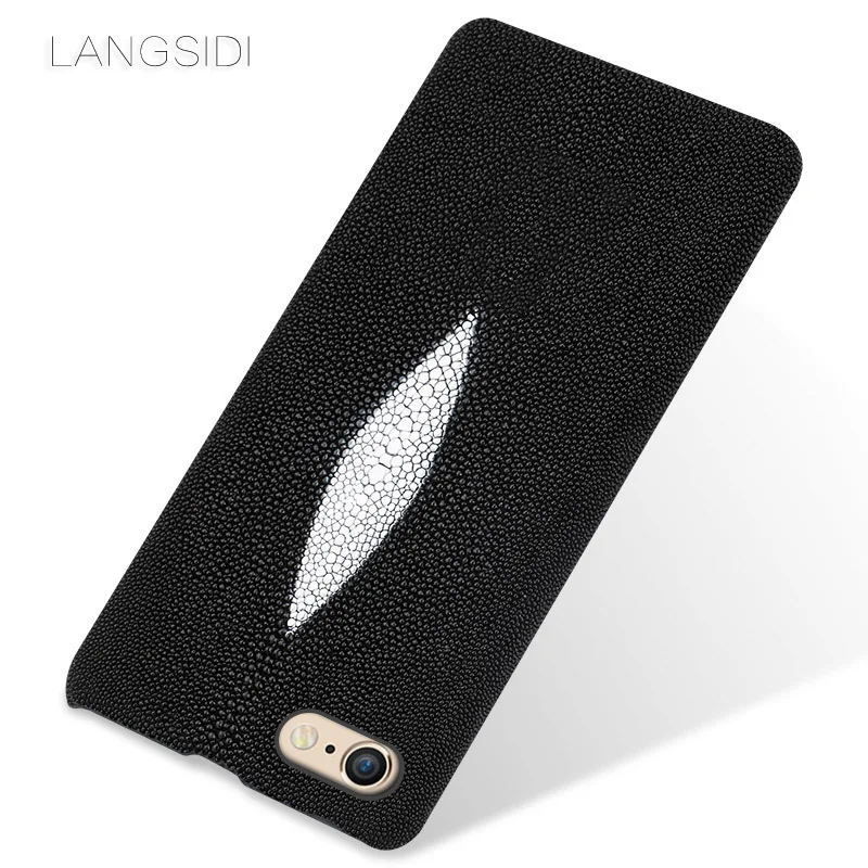 

wangcangli brand mobile phone case pearl fish half a pack of mobile phone case For iPhone 6 phone case custom processing