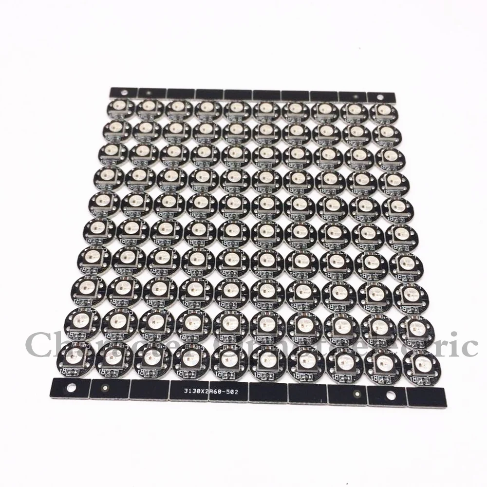 

Wholesale 50pcs WS2812B 5050 RGB LED &PCB Board 1-LED Module Pixel Light 5V with heatsink