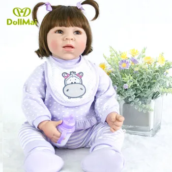 

Bebe dolls toddler girl alive doll 20" 50cm soft silicone vinyl reborn baby dolls gift for child reborn bonecas juguetes