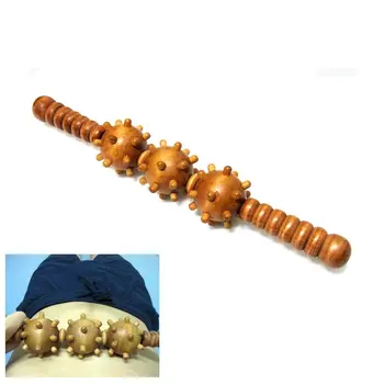 

Good Quality Eco Friendly Wooden Belly Stimulation Ball Massage Acupressure Full Body Massage Free Shipping