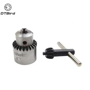 

Micro Motor Drill Chucks Clamping 0.3-4mm Jt0 Taper Mounted Drill Chuck With Chuck Key 3.17mm Brass Mini Electric Motor Shaft