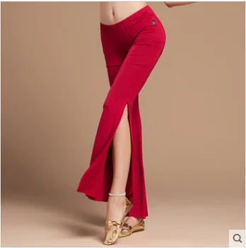 

Belly dance costume sexy modal split belly dance pants for women belly dance exercise costume trousers 4kinds of colors