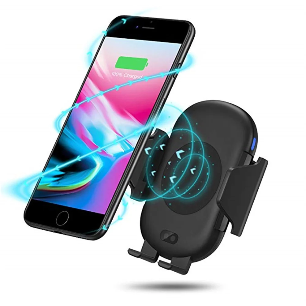 696 C10 Fast 10W Car Wireless Charger Air Vent Holder Automatic Charger For IPhone For Samsung 