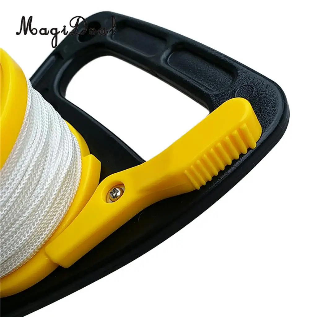 Heavy Duty Scuba Dive Reel - Underwater Diving Tech Spool Kayak Anchor & Thumb Stopper, 83m Line, Bolt Snap - Choice of Color
