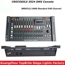 2017 CROCODILE 2024 DMX Console DMX512 Controller DMX Lighting Controller For 20 Pcs Computer Stage Lights Moving Head Light