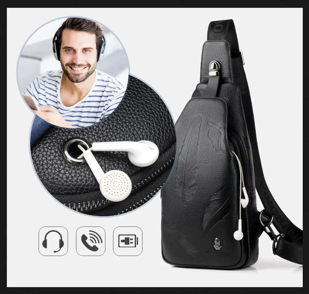 Высококачественная Мужская сумка-мессенджер из натуральной воловьей кожи для путешествий