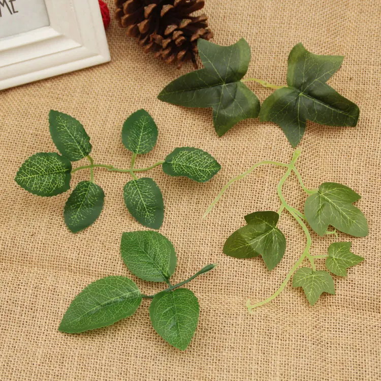 Buy 25PCS/lot Artificial rose flower leaves nylon