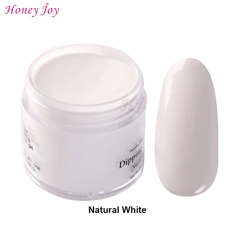 

28g/Box Natural White White Easy-To-Use Dip Powder Nails Dipping Nails Long-lasting Nails No UV Light Needed Safe Odorless