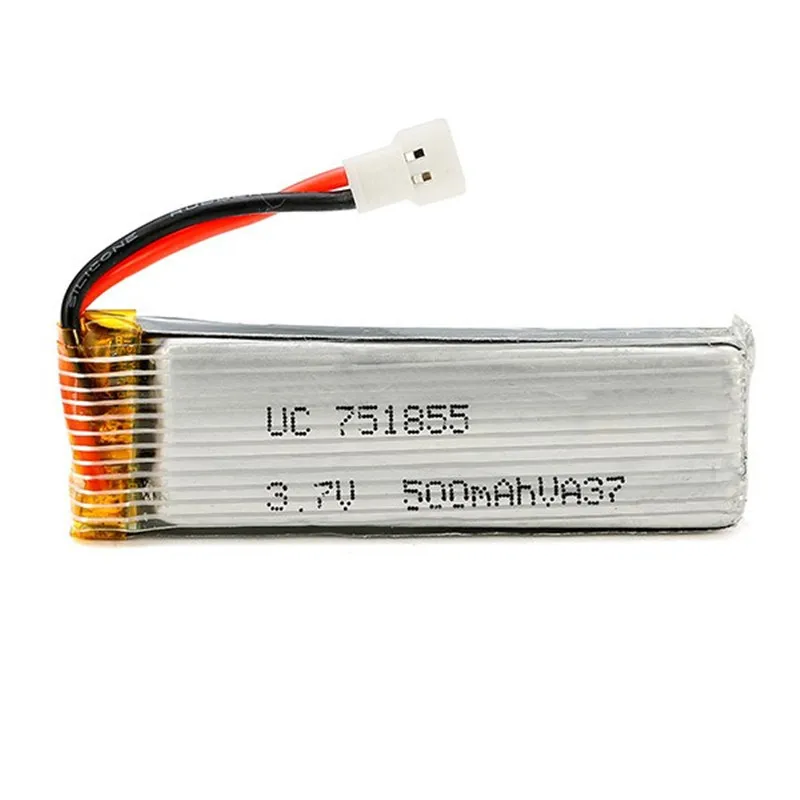 Горячий Новый Аккумуляторная WLtoys Q282G Q282J RC Quadcopter Запчасти 3.7 В 500 МАЧ Батареи|3.7v 500mah