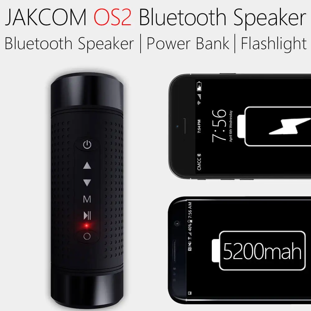 JAKCOM OS2 Беспроводной Bluetooth V4.0 Портативный Динамик с HD звук и бас-гитара(черный