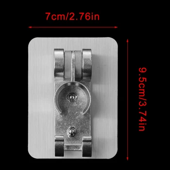 

Wall Gel Mounted Shower Head Stand Bracket Holder Hand Held Shower Head Fitting