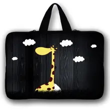 Жираф 1" 17,3" неопреновая сумка для переноски ноутбука чехол Чехол держатель+ скрывающая Ручка для hp Dell