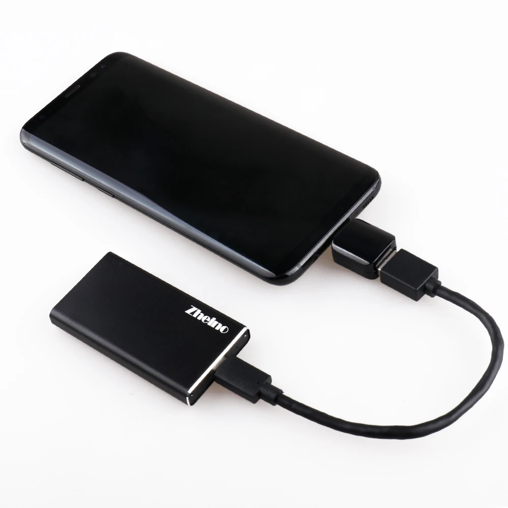 Zheino type-C для MSATA USB 3,1 чехол для жесткого диска внешний корпус SSD, HDD Чехол