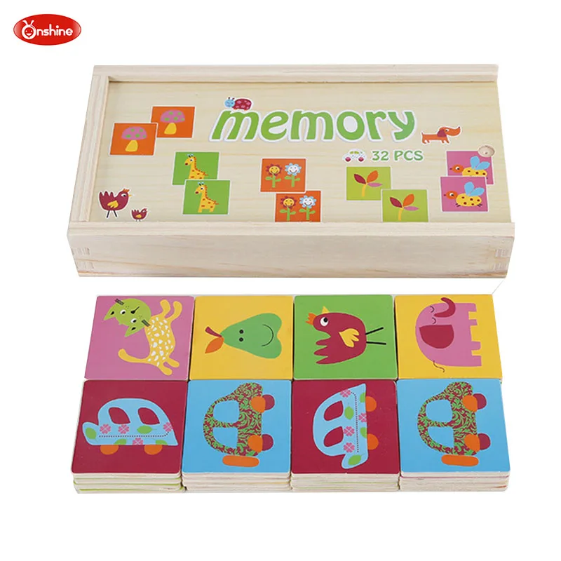 

32pcs Jigsaw Puzzle Child Educational Toys Memory Domino Wild Farm Animal Transportation Magnetic Game Children's Birthday Gifts