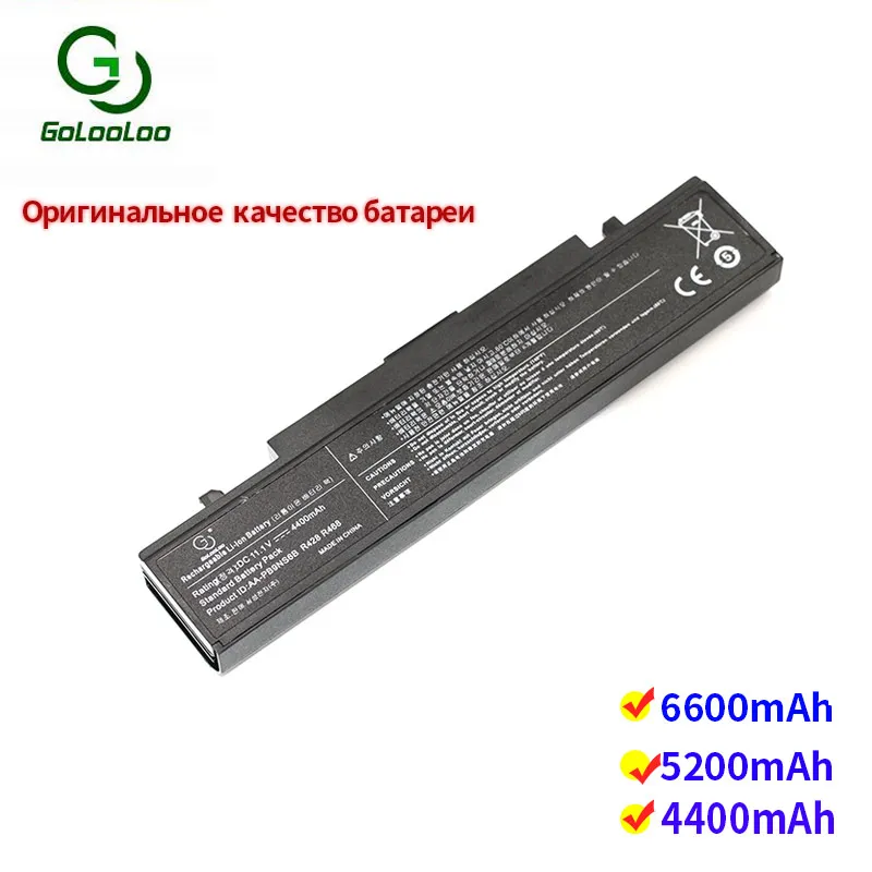 

Golooloo 6 cells laptop battery for Samaung R710 R718 R720 R780 RF511 RV409 RV509 SF410 SF410 AA-PB9NC5B AA-PB9NC6B AA-PB9NC6W