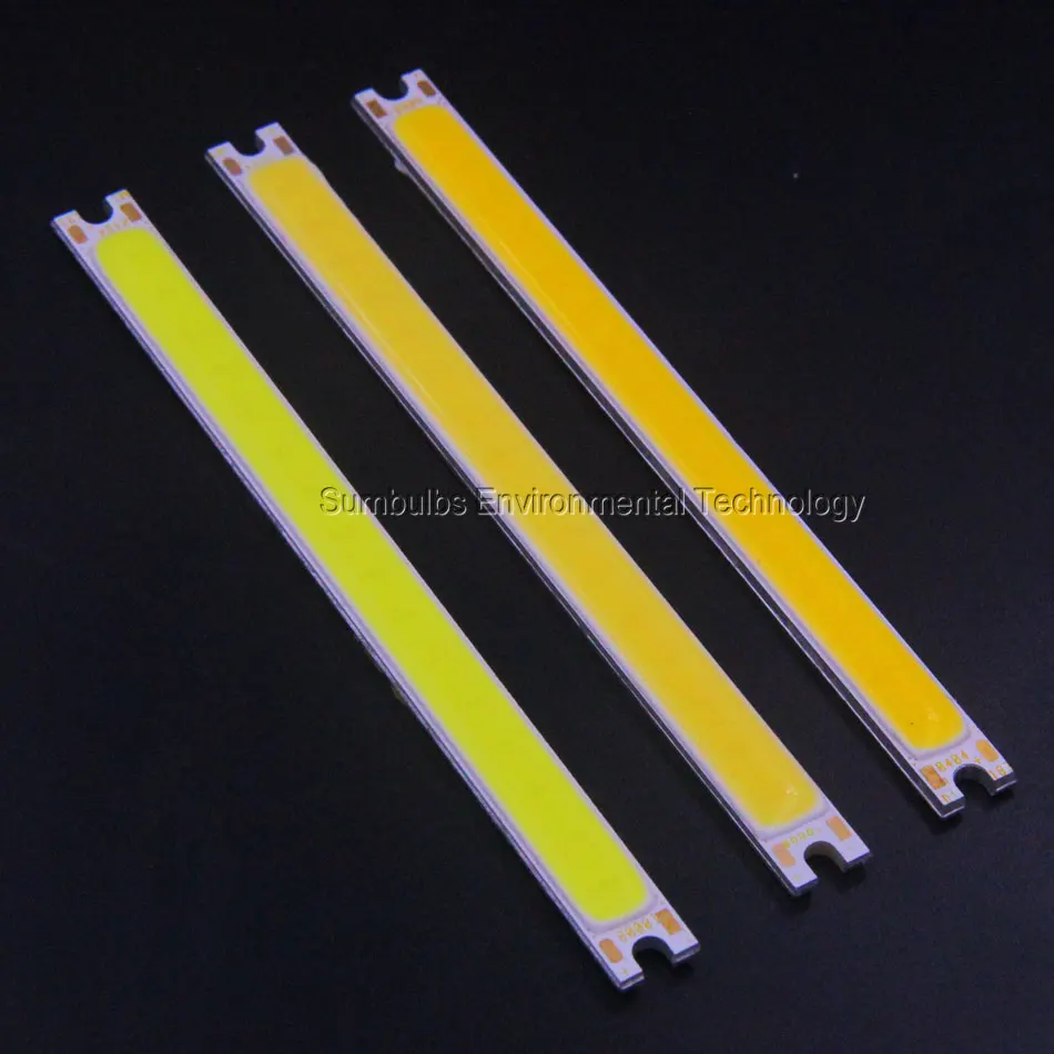100x8mm cob strip led light source diy led lighting bar warm nature cold white (10)