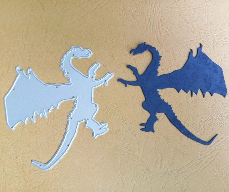 Estel Fairy and Dragon металлические режущие трафареты для DIY скрапбукинга карты
