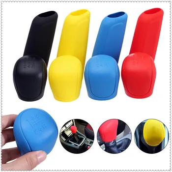 

Car rubber Handbrake Shift Gear Knob Cover for Fiat Punto Palio Idea Bravo Sedici Grande Tipo Qubo Panda Mobi Freemont Doblo