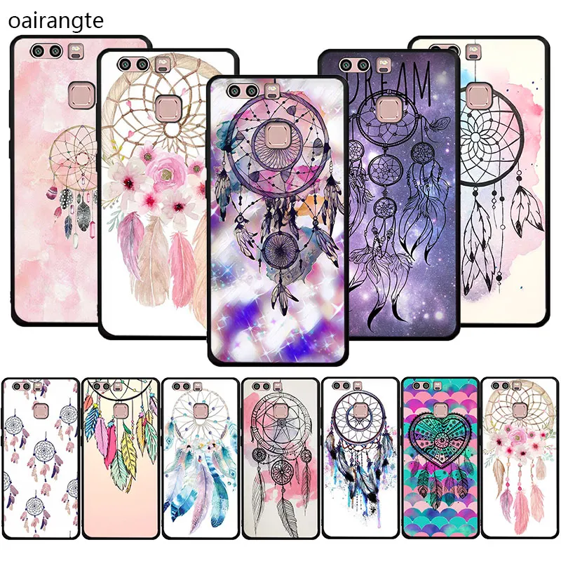 

Multicolored Retro Flower Dreamcatcher Soft Phone Cover Case For Huawei Honor 20 9X pro 6A 7A 2GB 3GB Pro 9 10 Lite 7X 8X 8C