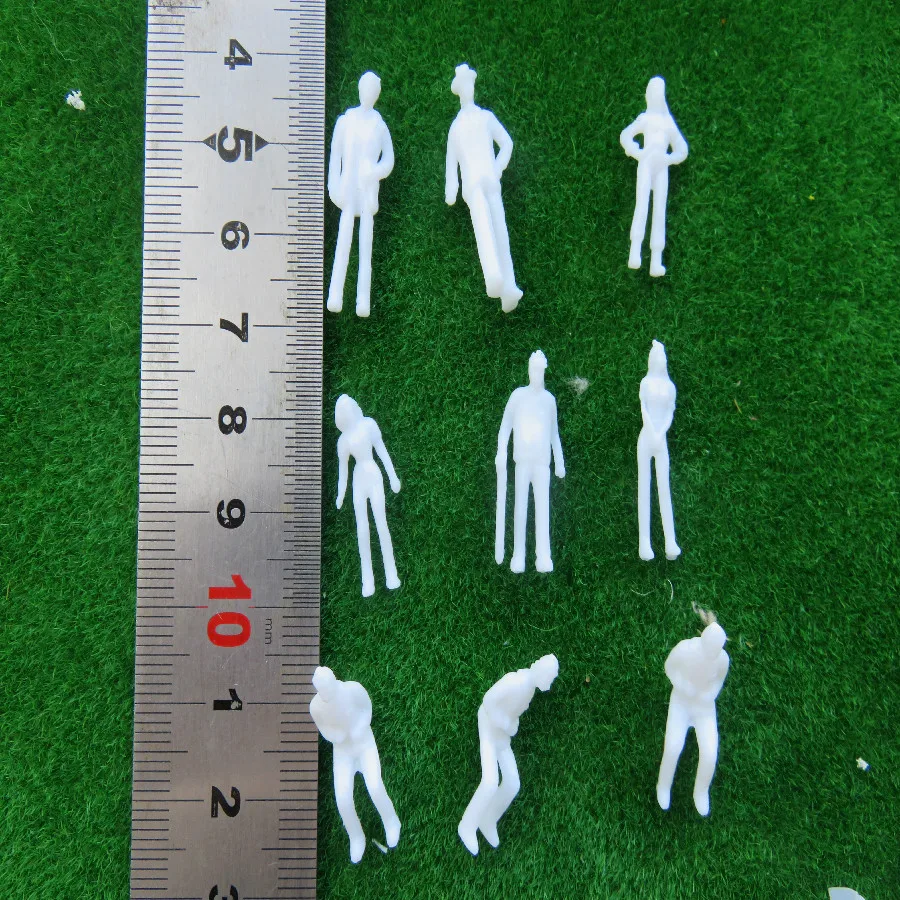 architecture model white figure in building  (7)
