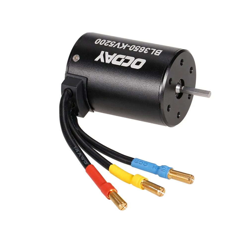 3650 5200KV 3900KV Metal RC Brushless Motor Sensorless Motor for 110 RC Car Truck Vehicle RC Rock Crawler Accessories Part (8)