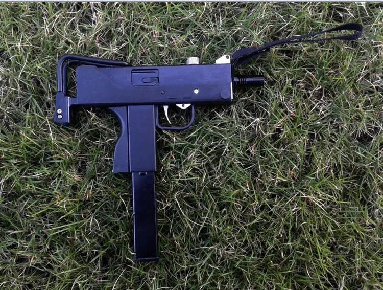 1:2.5 масштаба поддельные серый цвет с красноватым отливом США m10 MAC 10 винтовка