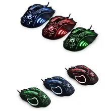 2400 dpi Регулируемая 6 кнопок оптическая USB Проводная игровая мышь для ПК ноутбука