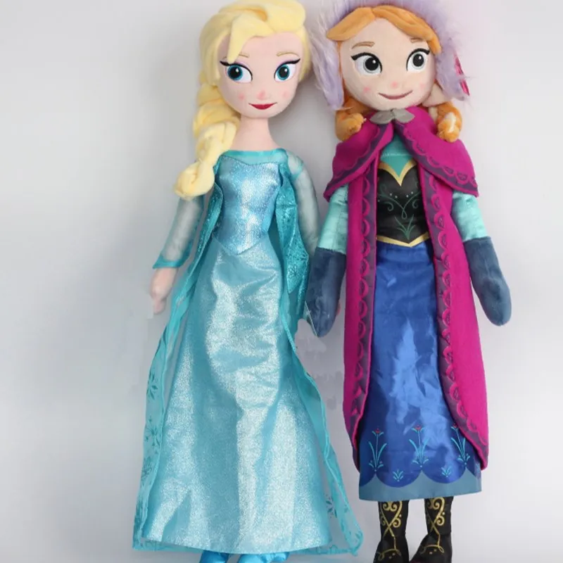 Disney Plush Doll Toys Frozen 40cm Elsa Anna Princess Stuffed Brinquedos Doll Toys For Kids Birthday Gift
