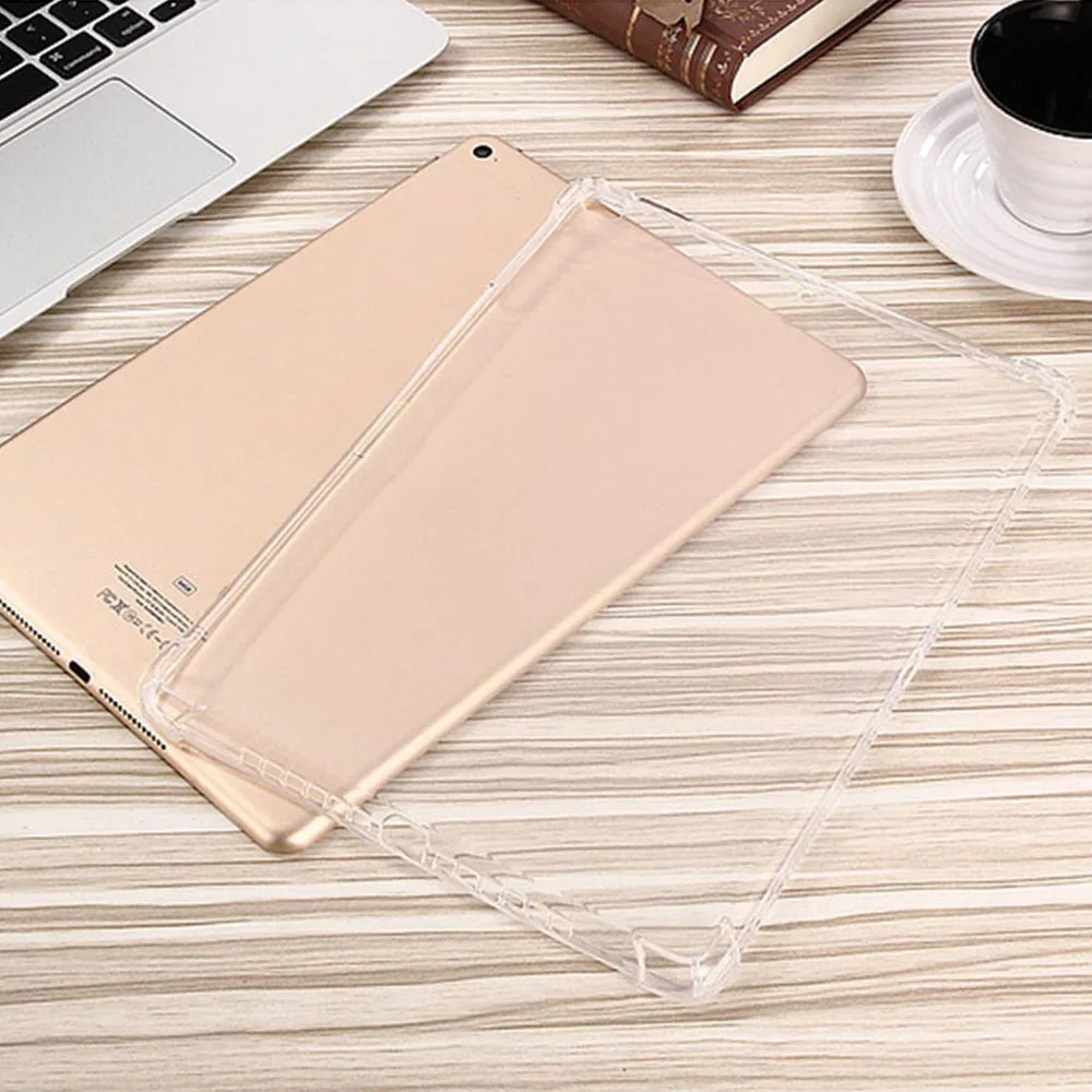 Чехол для iPad Air1/2 силиконовый ударопрочный прозрачный чехол из ТПУ задняя крышка