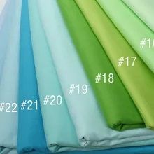 160 см* 50 см зеленая синяя серия однотонная хлопковая ткань Лоскутная Ткань Детские постельные принадлежности стеганая текстильная ткань для шитья tecidos