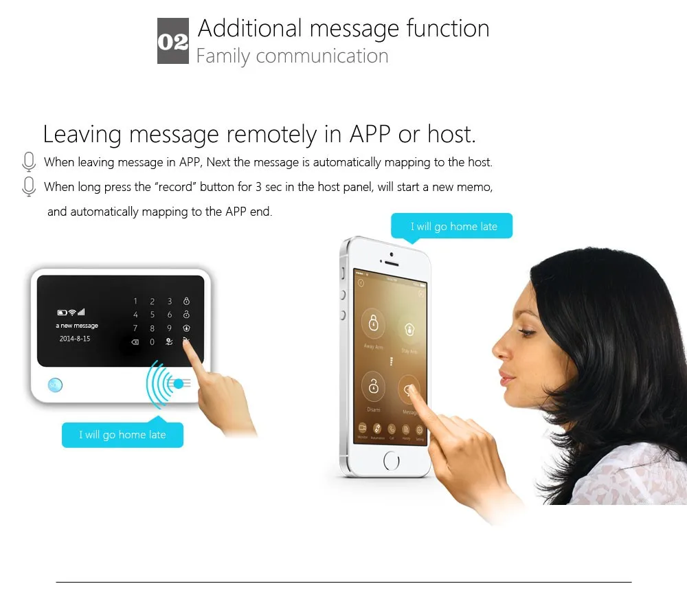 Новый продукт Wi-Fi сигнализации Системы GPRS GSM сигнализация Системы s безопасности Автодозвон Главная охранной сигнализации Системы IOS/Android