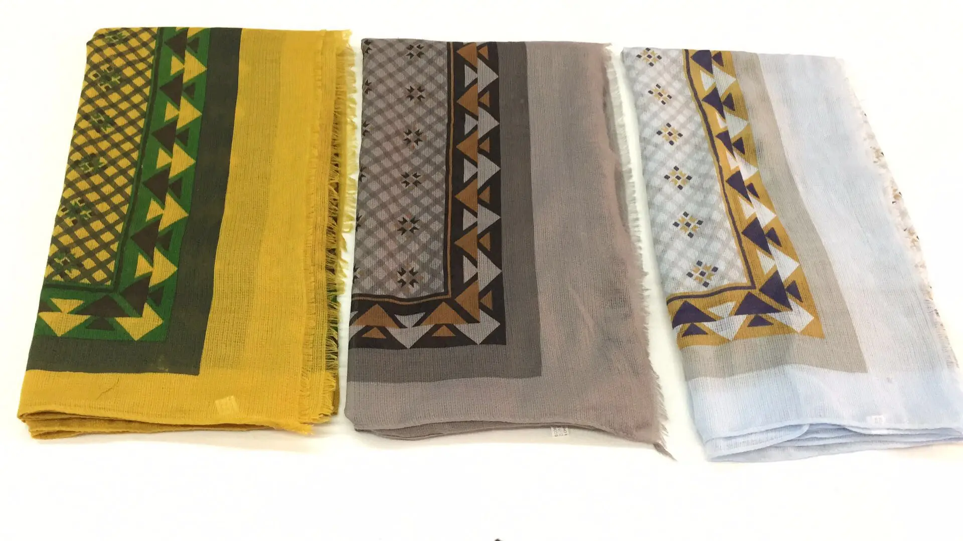 

2019 New Cotton Geometry Fringe Scarves Shawl Women Muslim Dot Hijab Foulard Wrap Scarf 6 Color 10pcs/lot Free Shipping