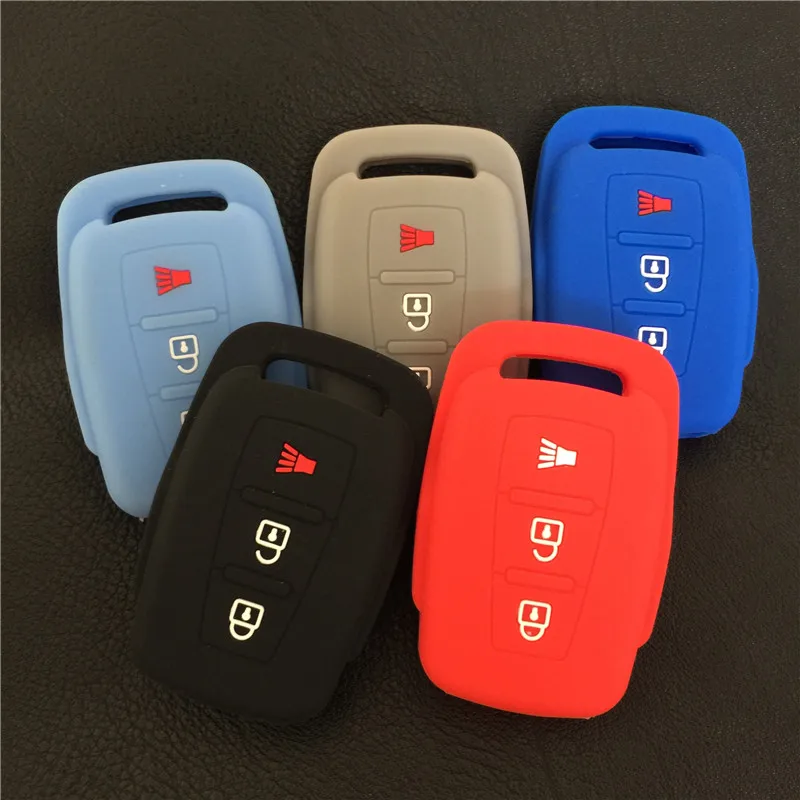 Zad Silicone Car Key Case Cover Rubber Shell Set Holder Colorful Key Cover For Proton Exora 3