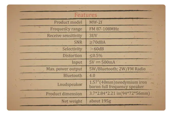 MaoKing(MUZEN) Bluetooth динамик MW-2/MW-2I Маленький принц FM радио Ручной Работы Деревянный сабвуфер ретро искусство подарок