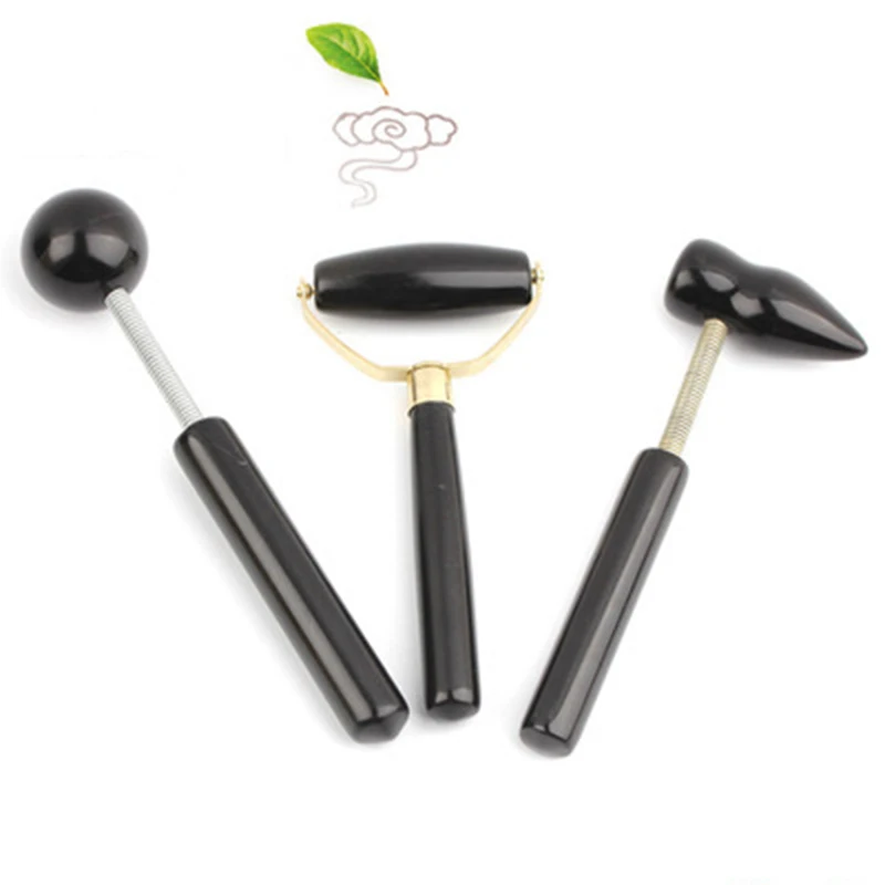 

3Pcs Natural Hot Stone Massage Hammer Health Care Relaxation Massage Tool