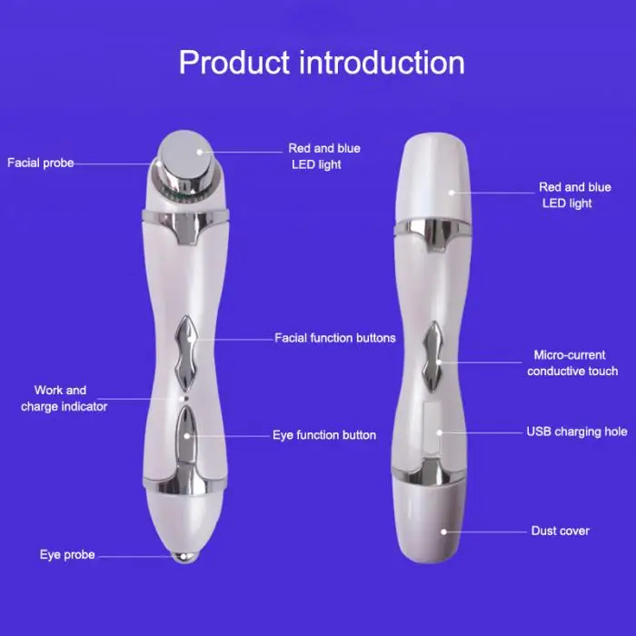 Массажер для глаз USB Фотон терапия по омоложению кожи против морщин лифтинг машина DSG-доставка