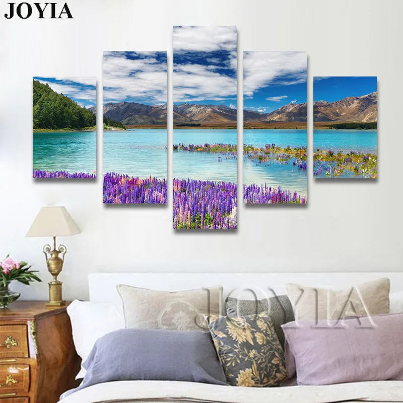 Aliexpress.com : Buy 5 Piece Canvas Wall Art, Nature Scene Photograph