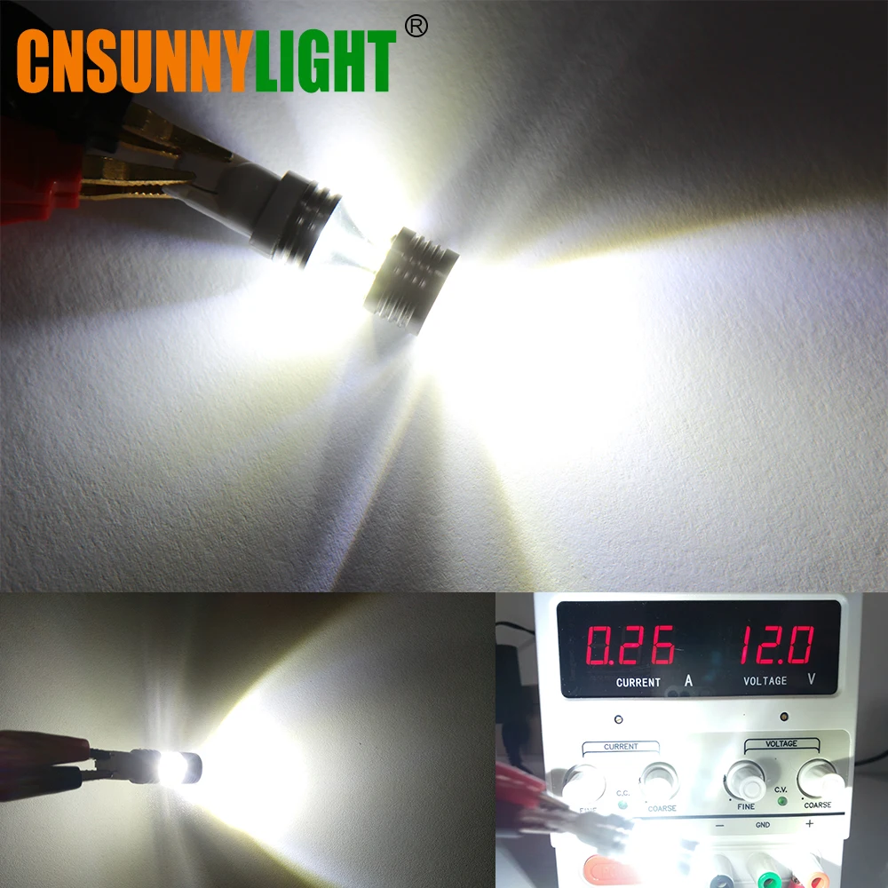 CNSUNNYLIGHT Car High Power T10 W5W CREE chips LED Backup Reverse Parking Light Bulb For Toyota Honda Nissan Mazda Mitsubishi (3)