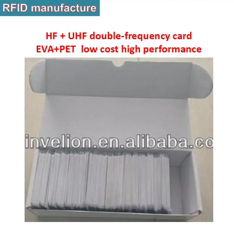 Большой радиус действия водонепроницаемая ПВХ UHF RFID карта бирка Пассивный EPC