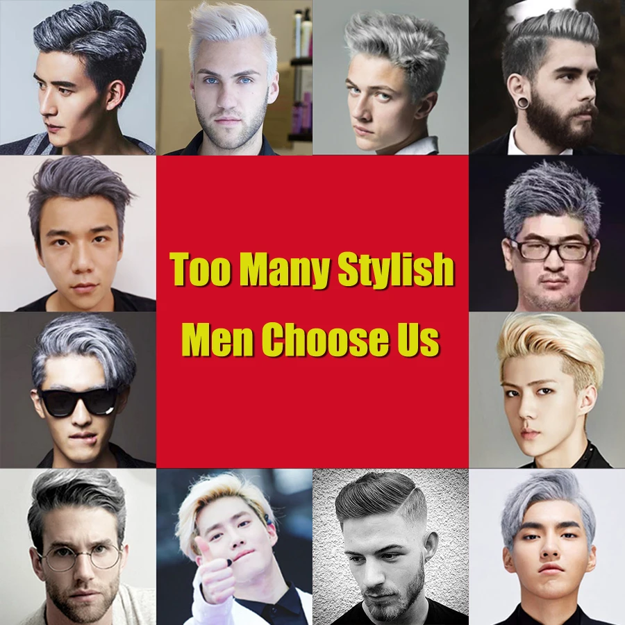 Hair Dye Disposable Gray Hair Gel Temporary Colored Hair Wax Quickly Modeling And Easy Wash Without 3
