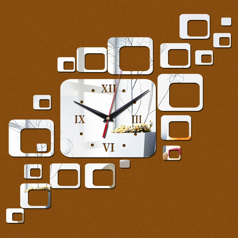 

2019 time-limited quartz wall home decoration new special offer mirror acrylic clock modern design watch sticker free shipping