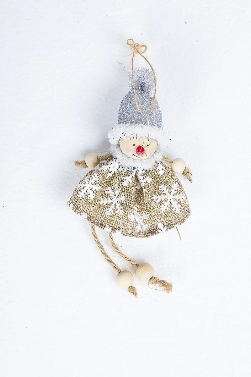 Рождественский ангел, плюшевая кукла, игрушка, рождественская елка, украшение, подвеска для девочки,, подарки на год, рождественские украшения для дома - Цвет: 26
