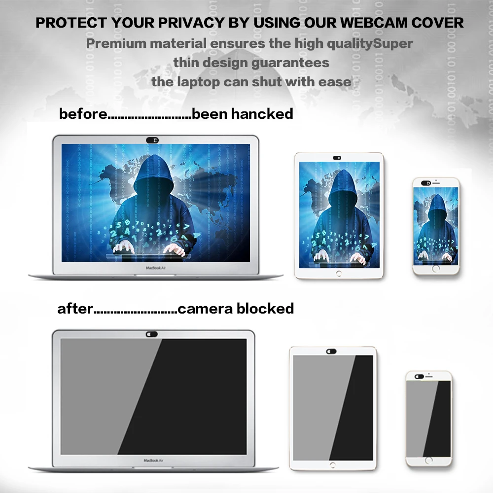 DATA FROG Webcam Cover Protection Lens Privacy Sticker For IPhone